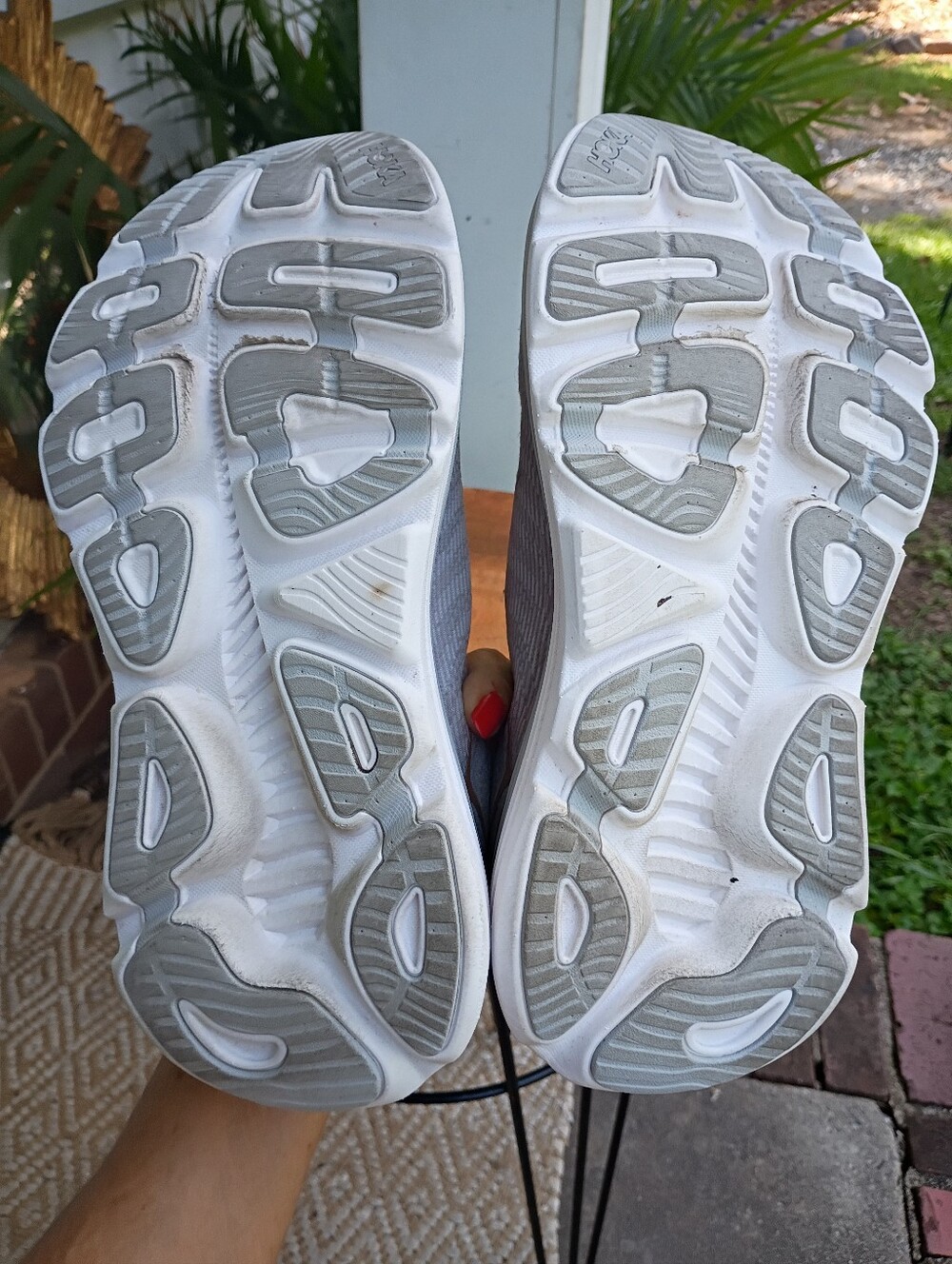 HOKA GAVIOTA 5 LADIES SZ 9.5 D WIDE HARBOR MIST ROSE GOLD RUNNING SNEAKERS LN - Picture 5 of 7